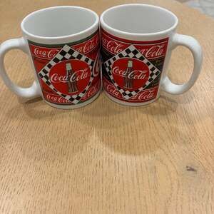 Vintage Coca Cola Set of Mugs